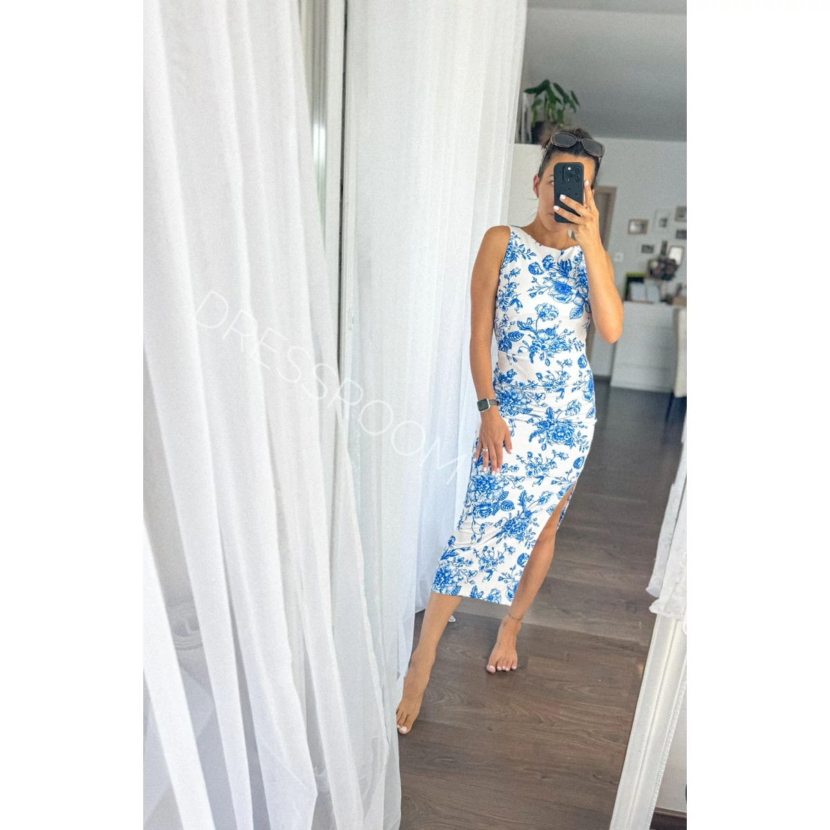 BLUE FLOWERS RUHA