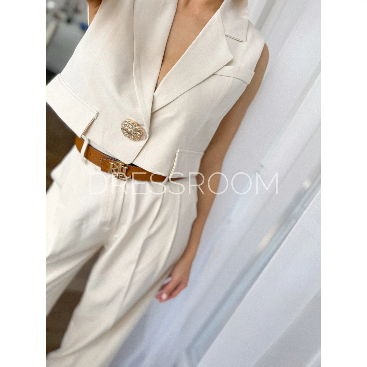 MOLLY - Mellényes szett - Beige