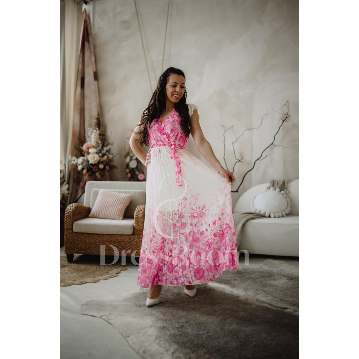 FIFI virágos ruha - Pink