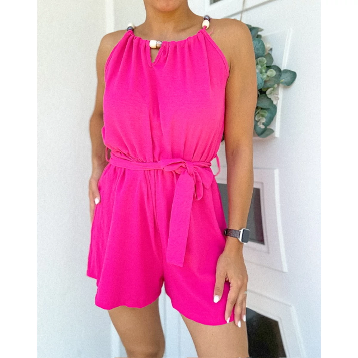 FLORTY overall - Fuxia