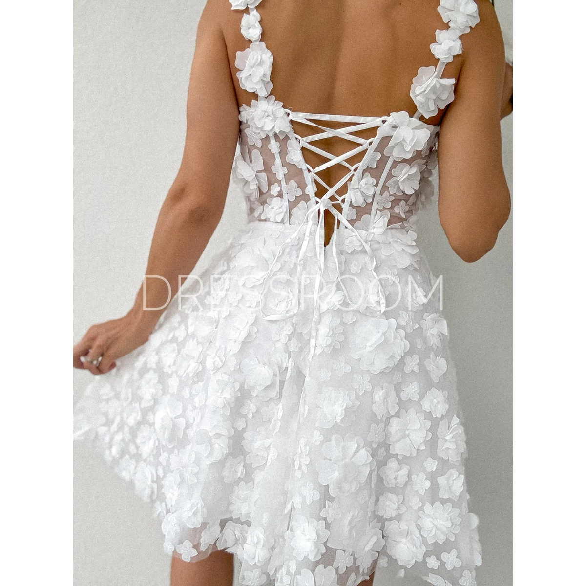 3D FLOWERS menyecske ruha