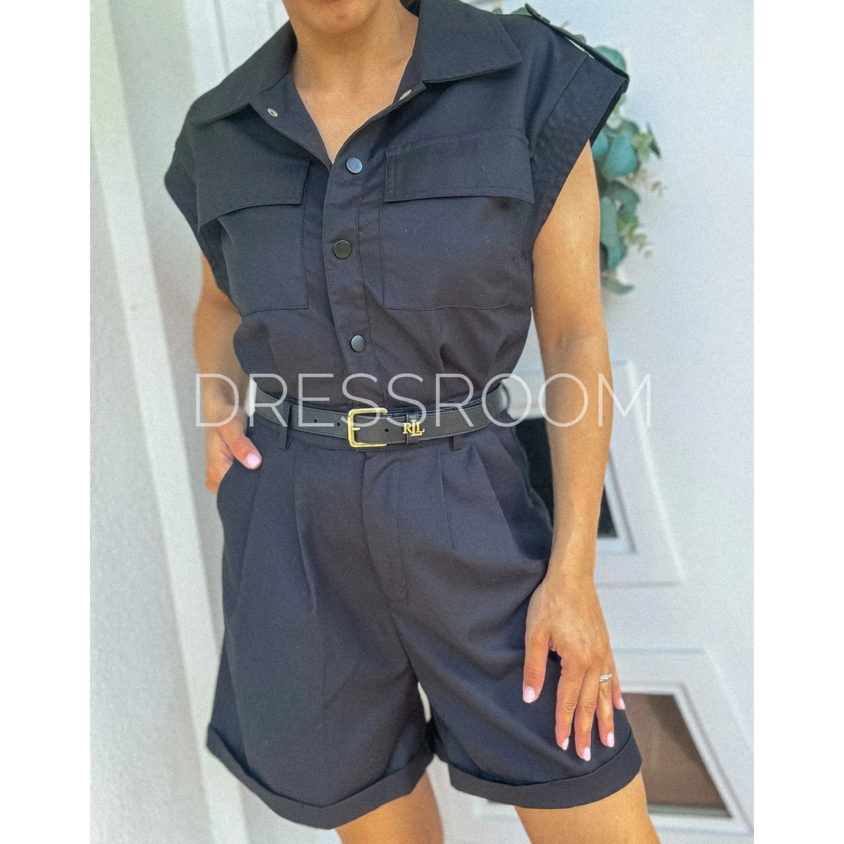 New York overall - Fekete