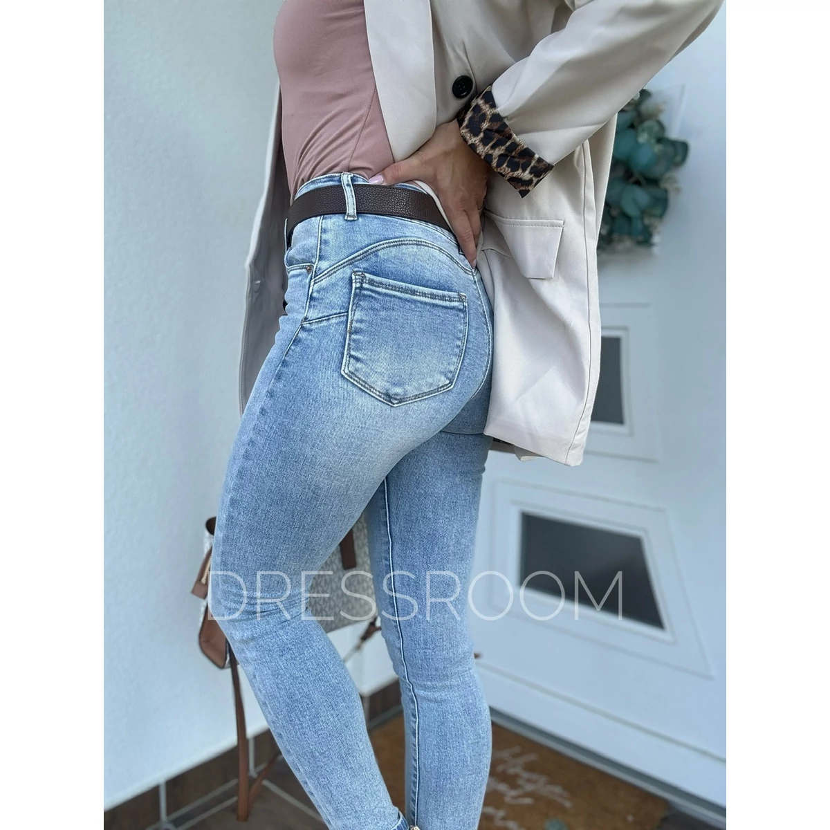THE 89S HIGHT WAIST - Farmernadrág - SKINNY