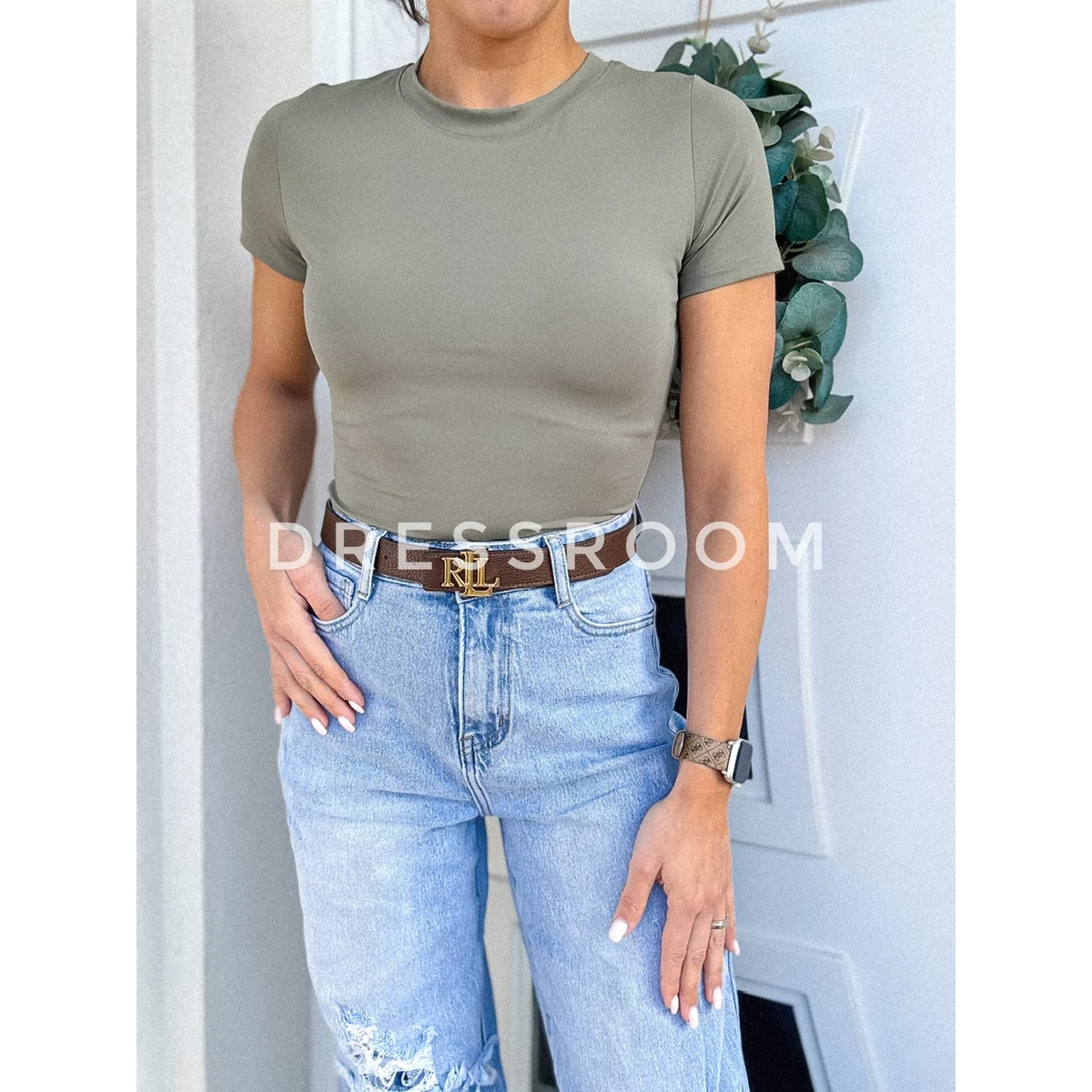 POLAMID basic póló - Khaki
