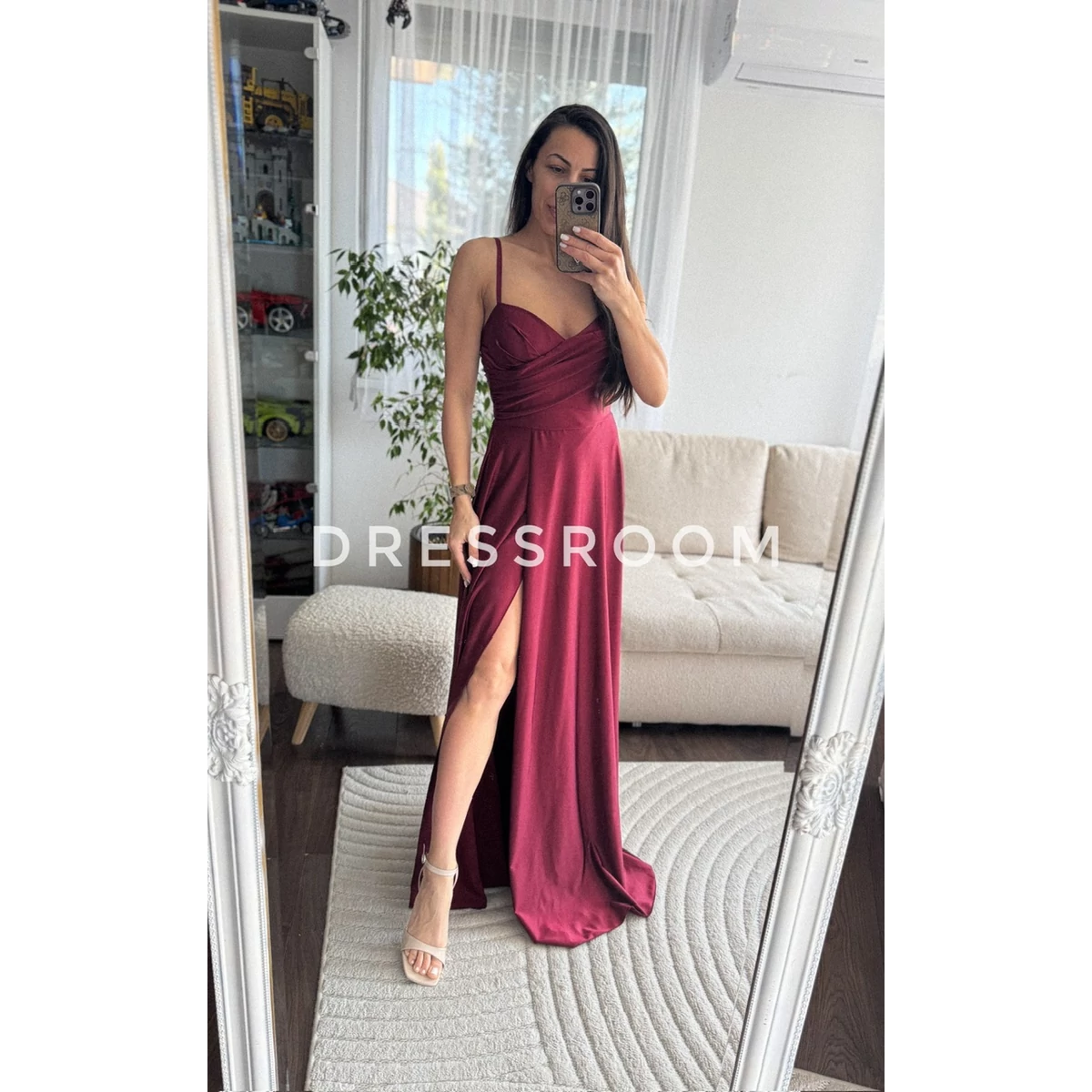 BRILLANT ruha - bronz - Bordo