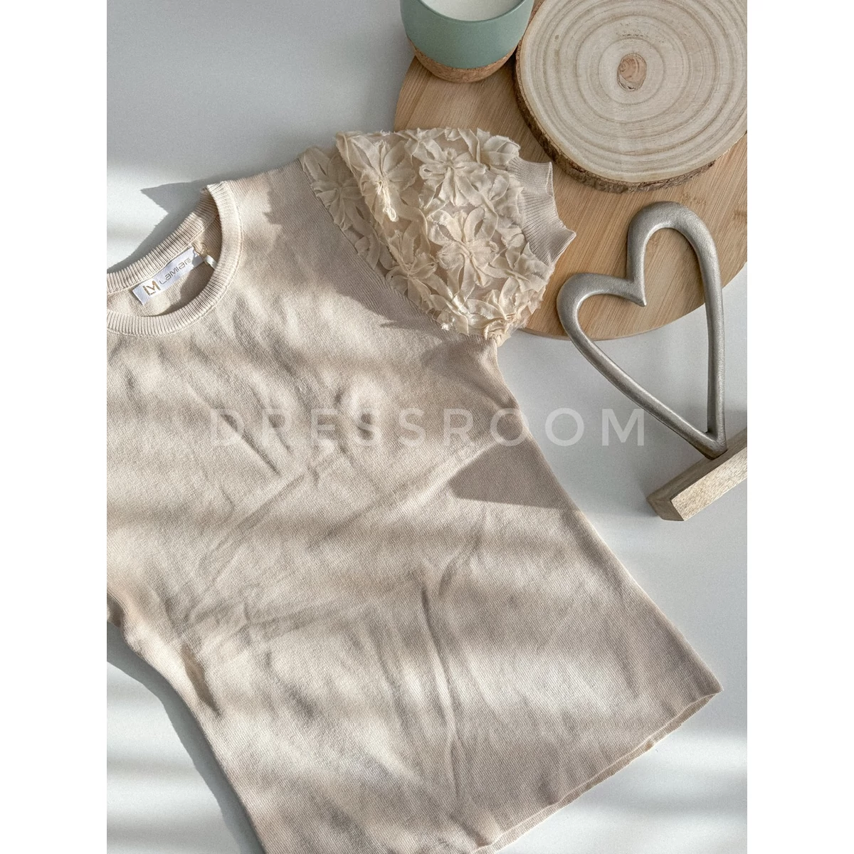 BONJOUR francia felső - BEIGE