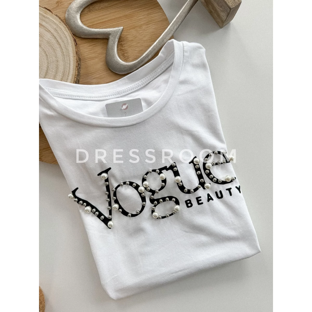 VOGUE köves póló