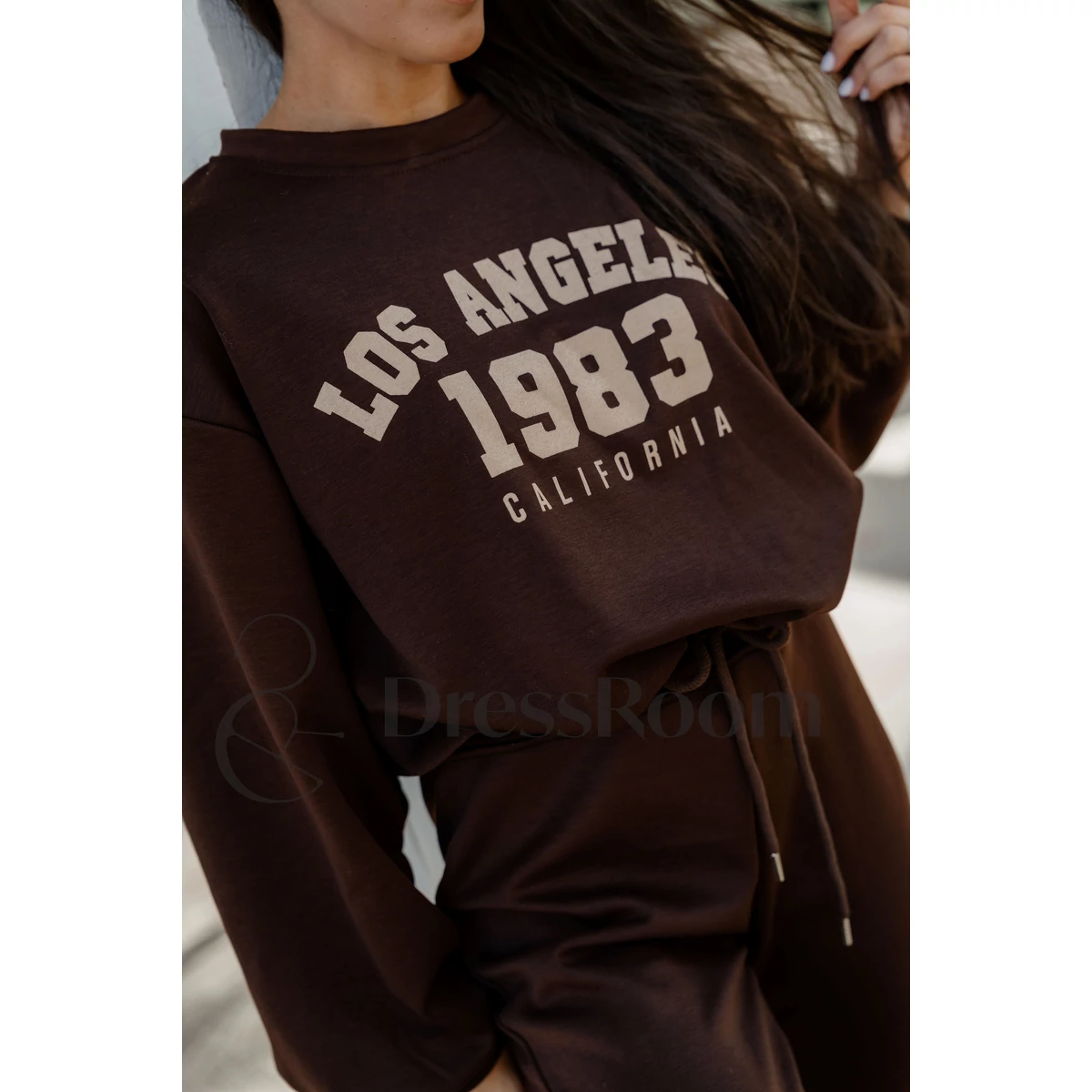 LOS ANGELES melegítő - Csokibarna