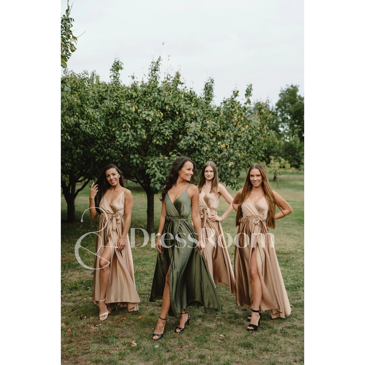 ÉDEN maxi ruha - Khaki