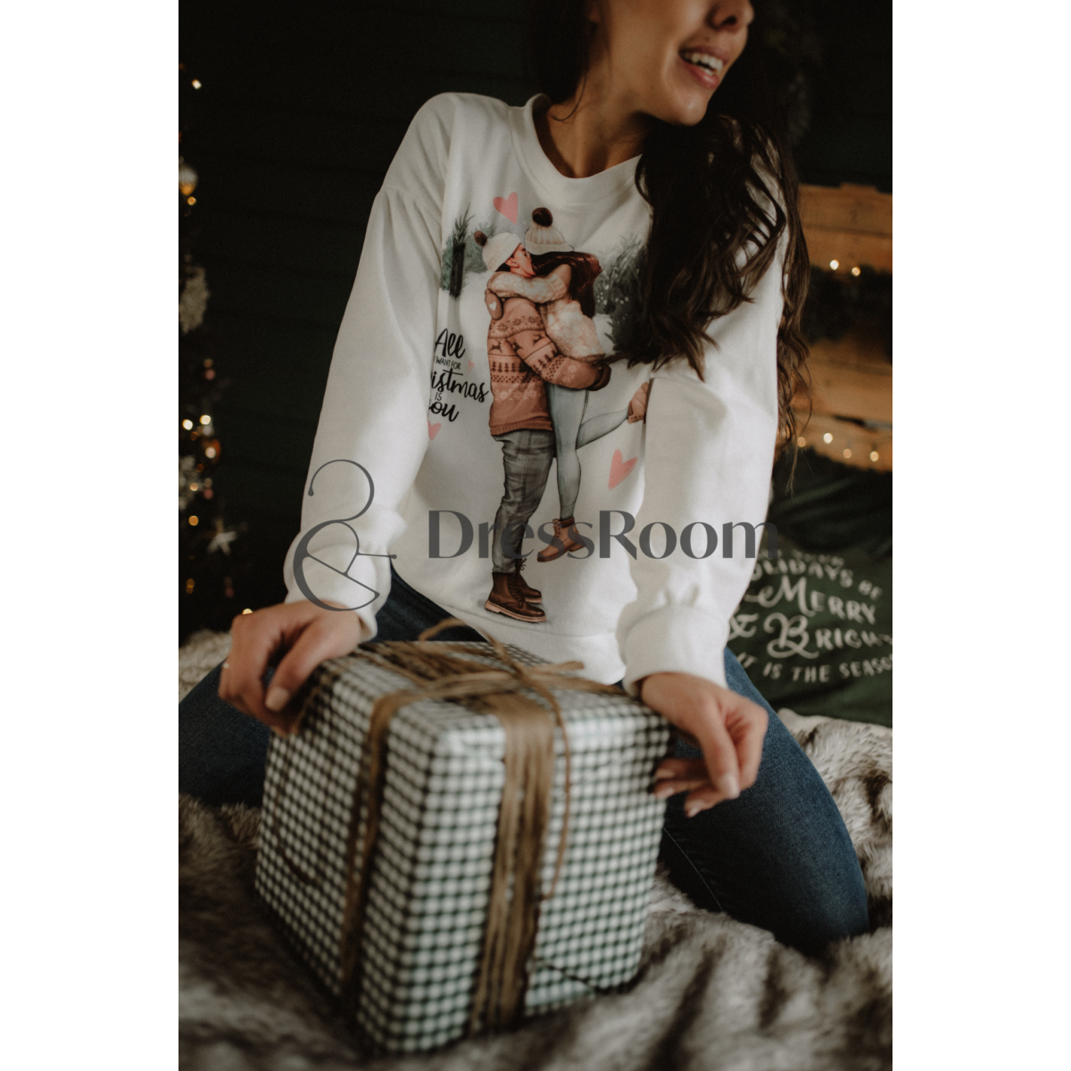 Karácsonyi pihe-puha pulóver - Szerelmes