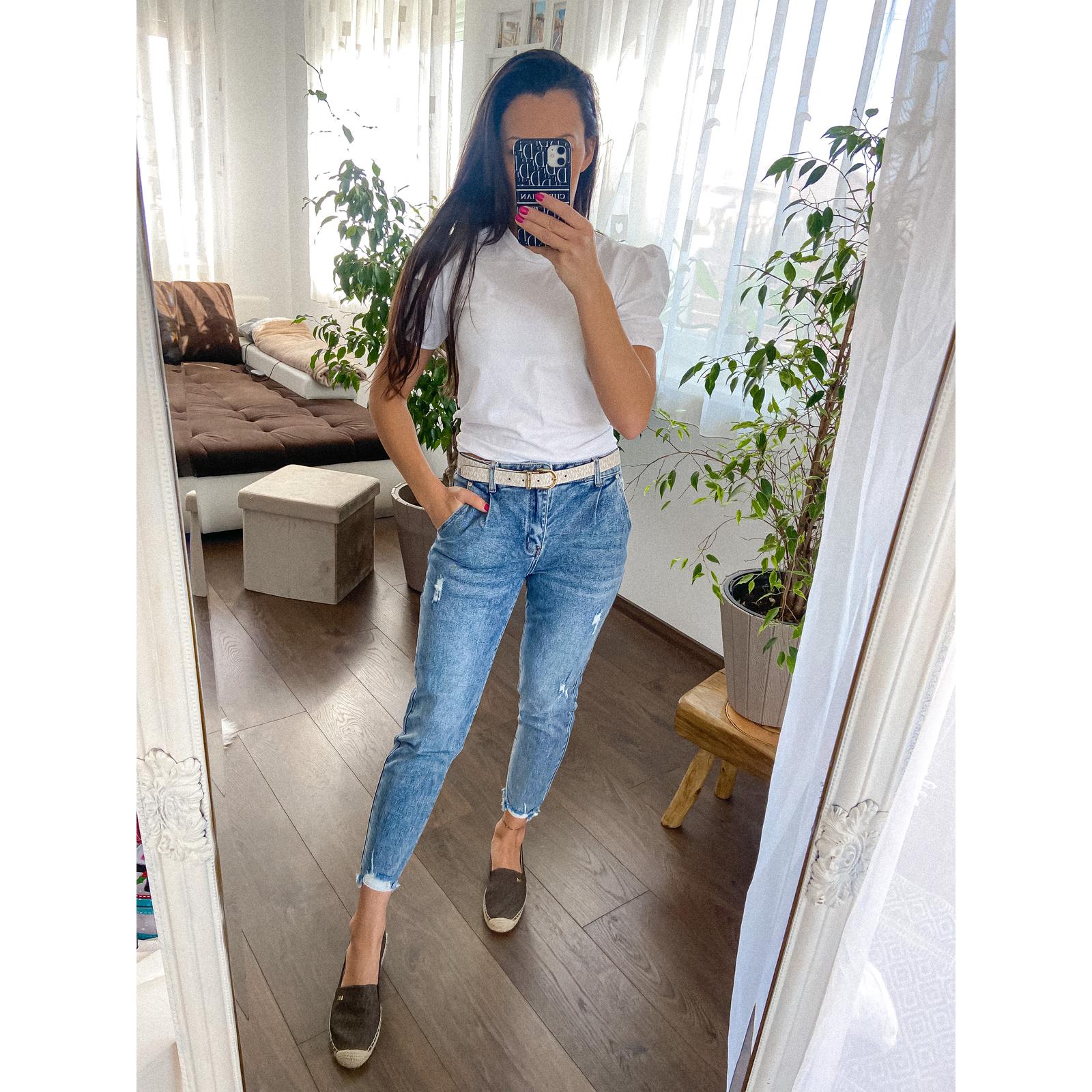Kép 1/2 - POLLAR MOM FIT farmer nadrág