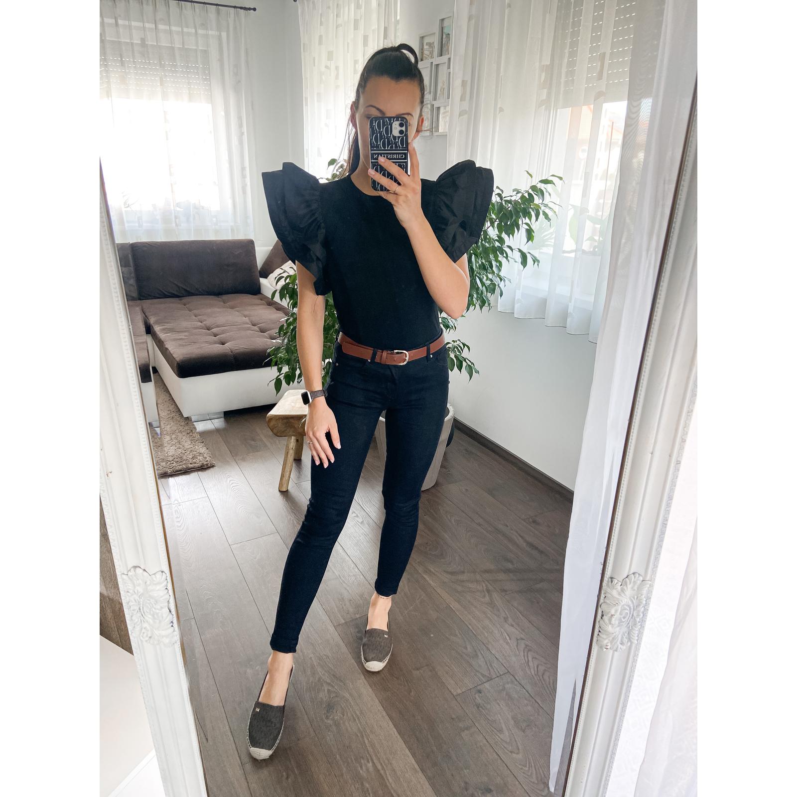 Kép 1/2 - BRIENNA fekete skinny farmer 