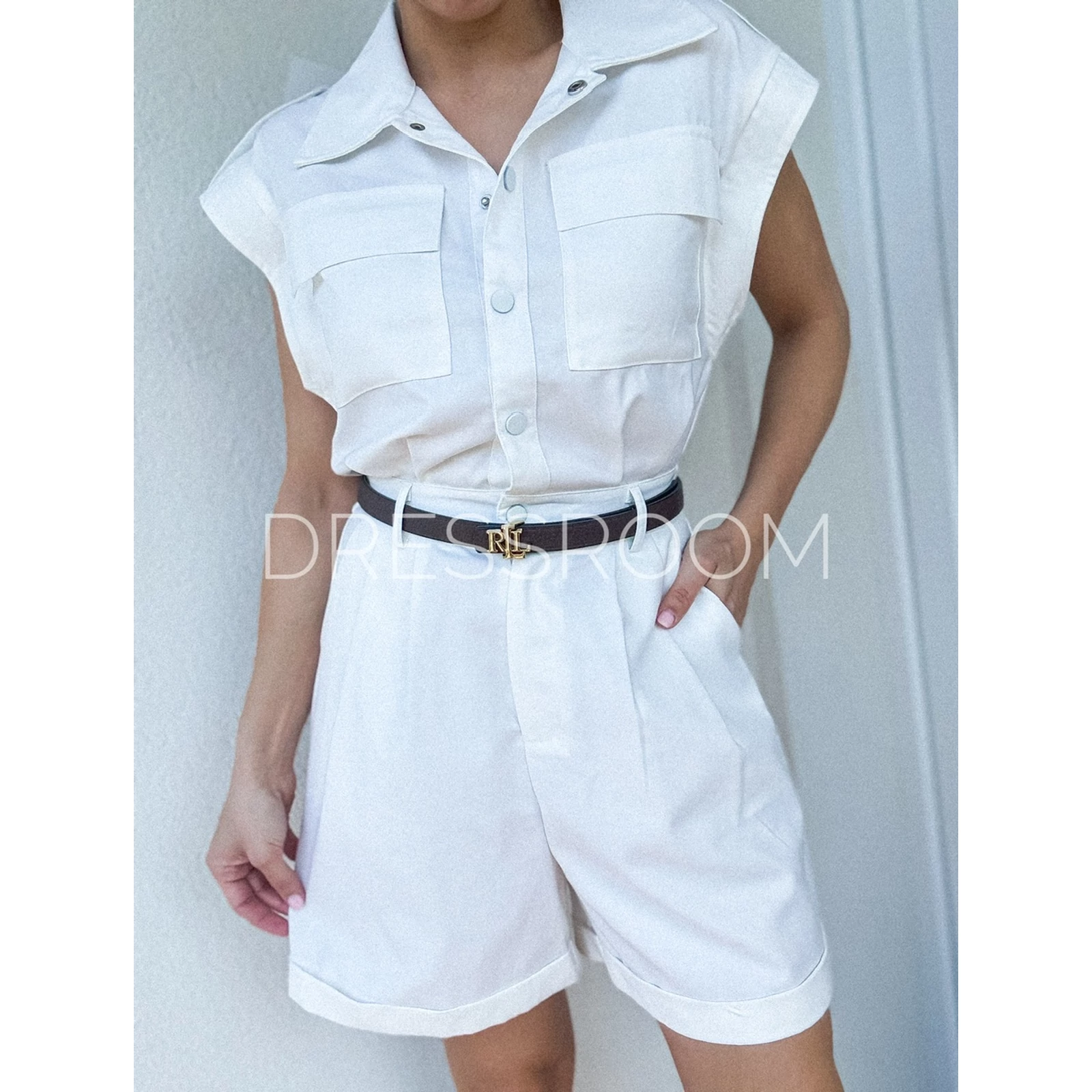 Kép 1/2 - New York overall - Fehér