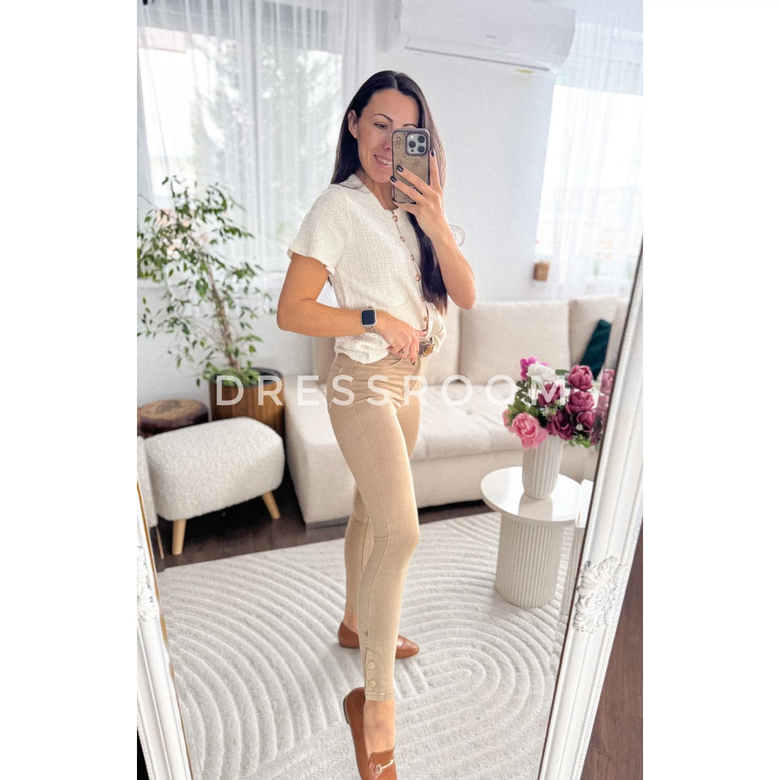 Kép 3/3 - BROWN SKINNY nadrág