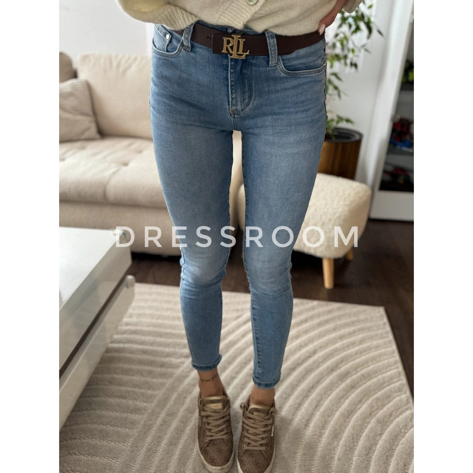 Kép 1/2 - ADORO skinny farmer - kék