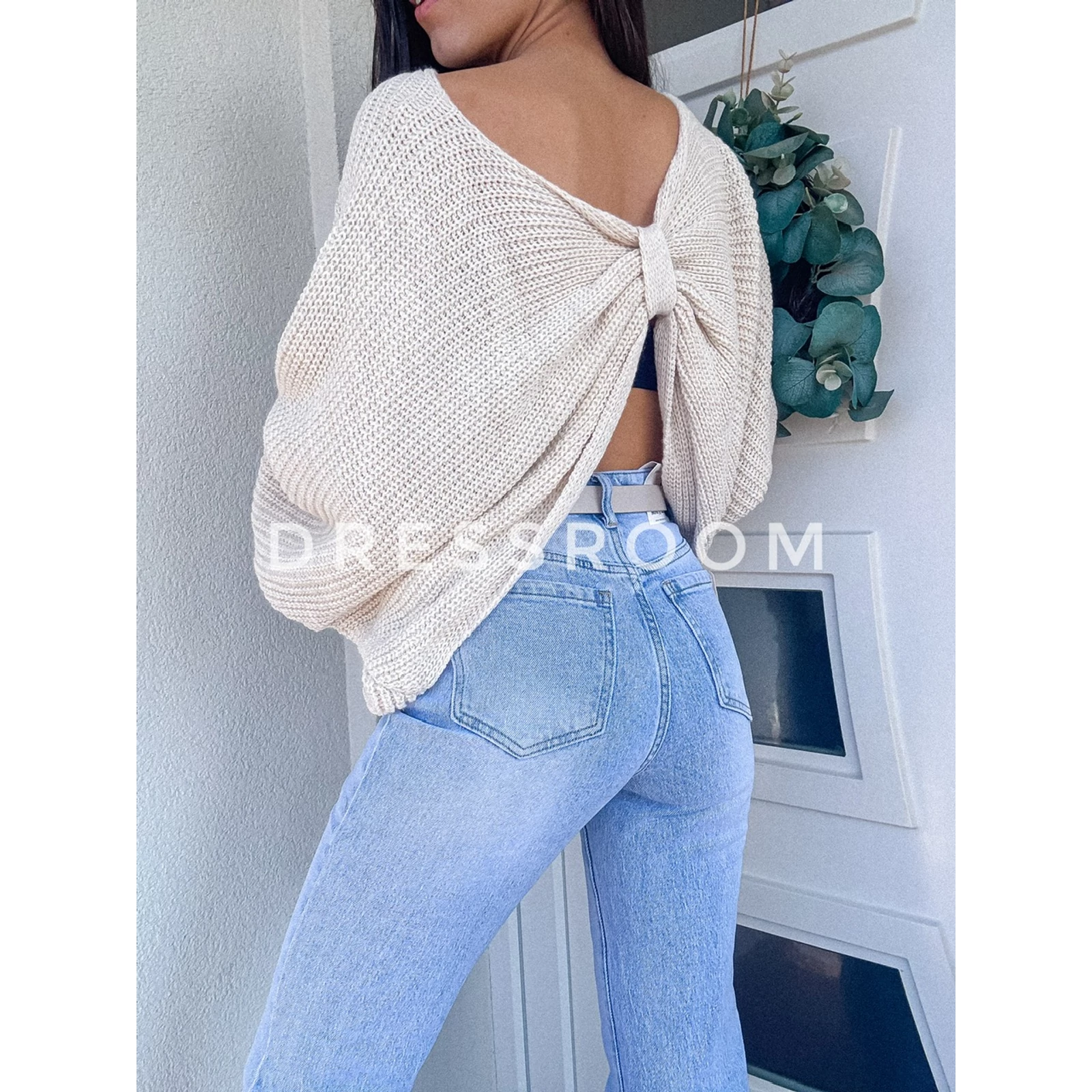 Kép 1/3 - LIMITED pulóver - Krém
