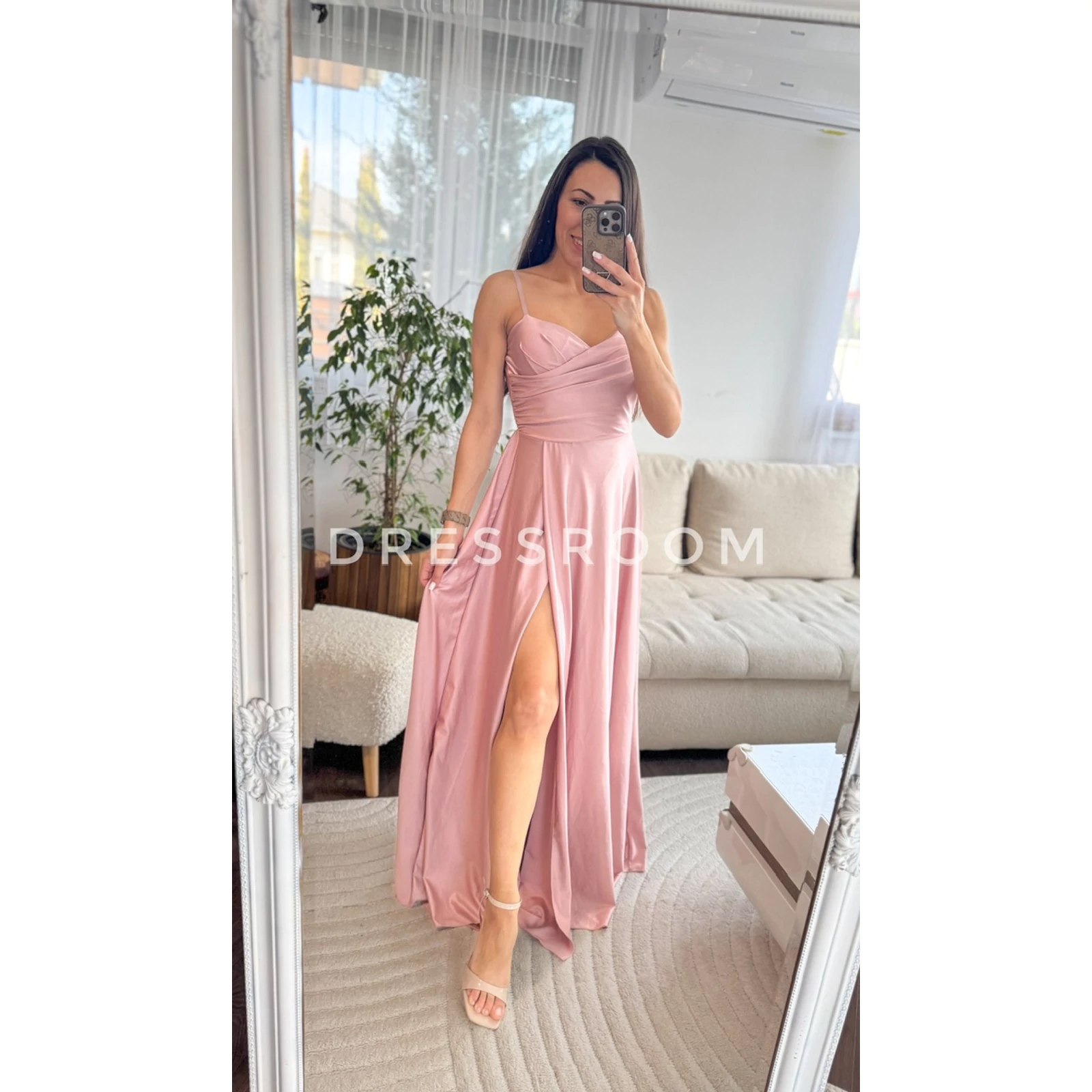 Kép 2/3 - BRILLANT ruha - bronz - Rosegold
