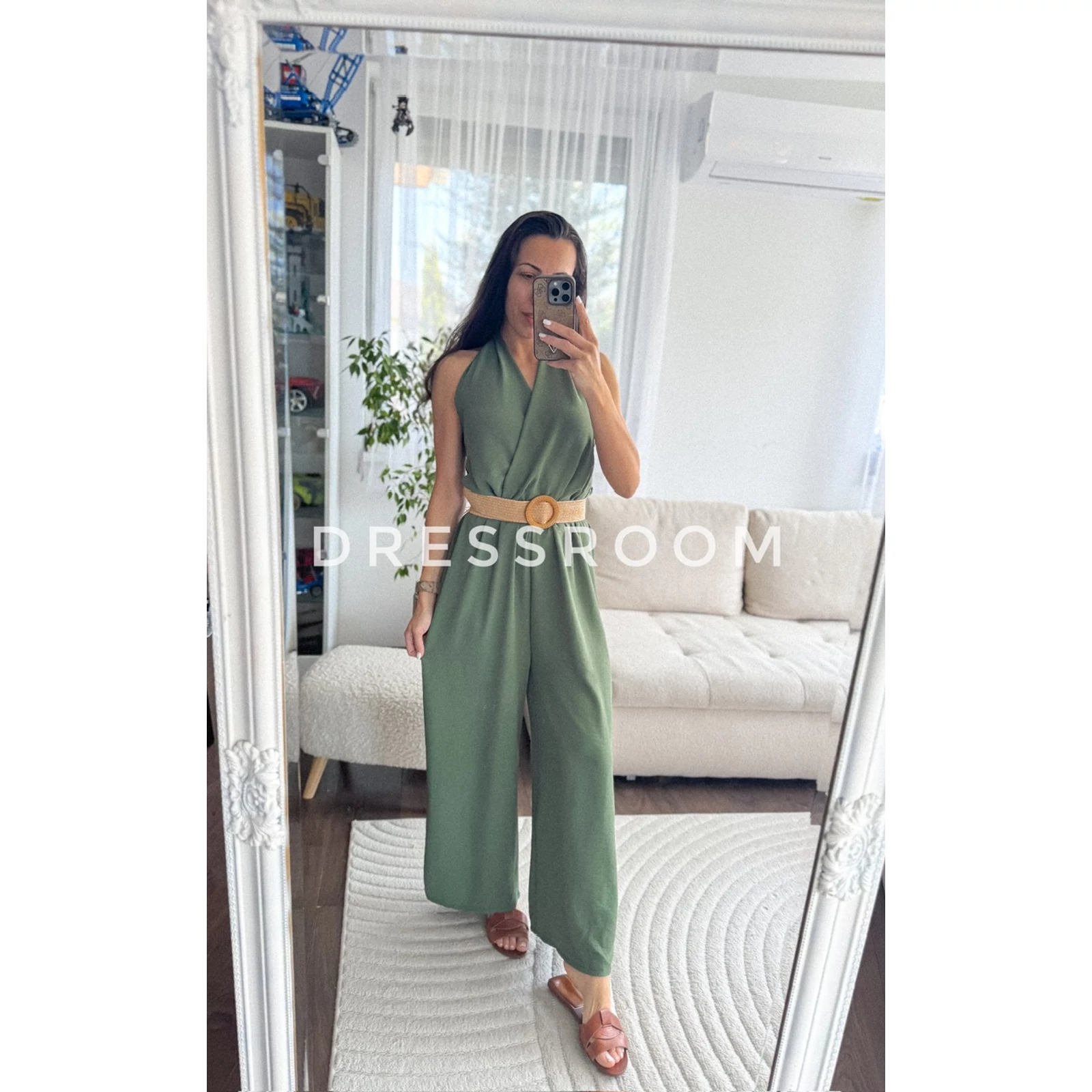 Kép 1/3 - ODETT overall - Khaki