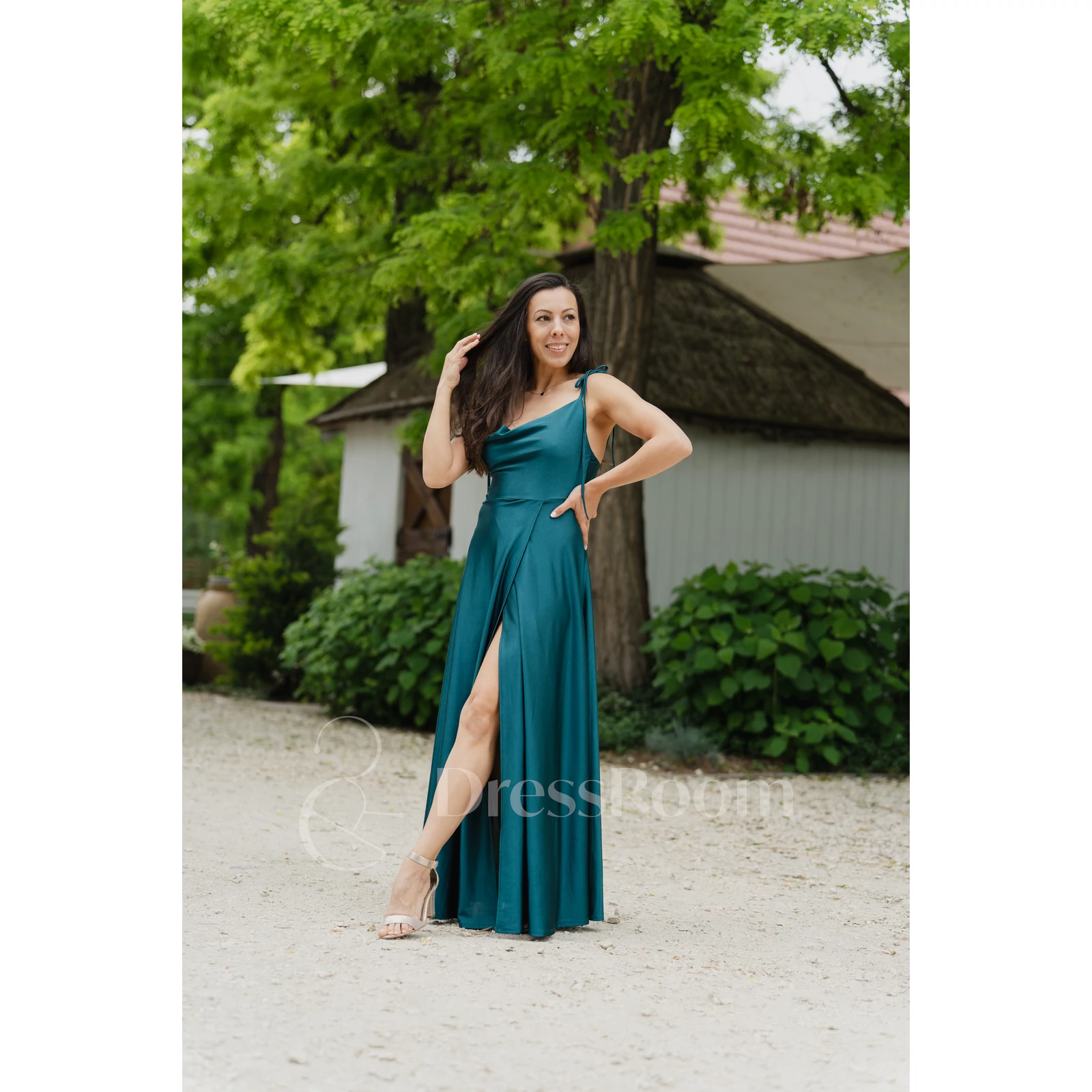 Kép 5/5 - DANIELLA ruha - Zöld