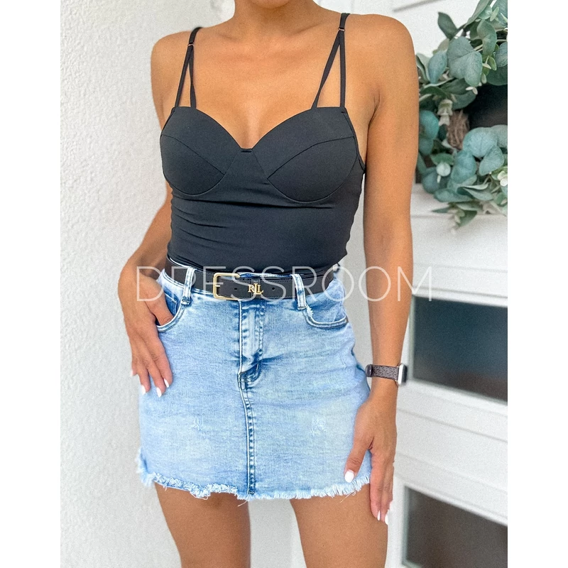 MARILLA BODY - Fekete