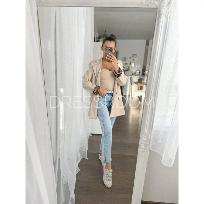 BUBBLE blézer - OCELOT - Beige