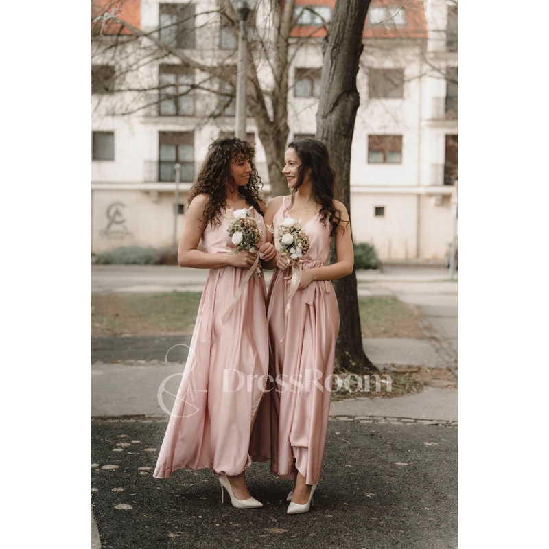 ÉDEN maxi ruha - Rosegold