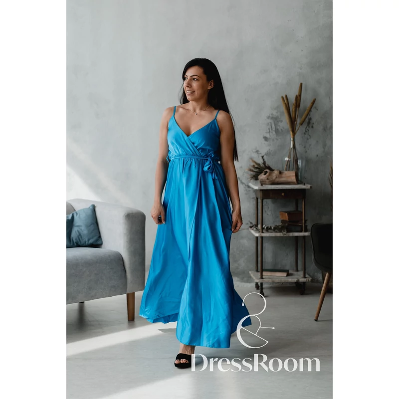 ÉDEN maxi ruha -Aqua